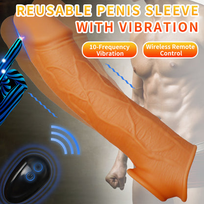 Wearable Vibrating Penis Sleeve