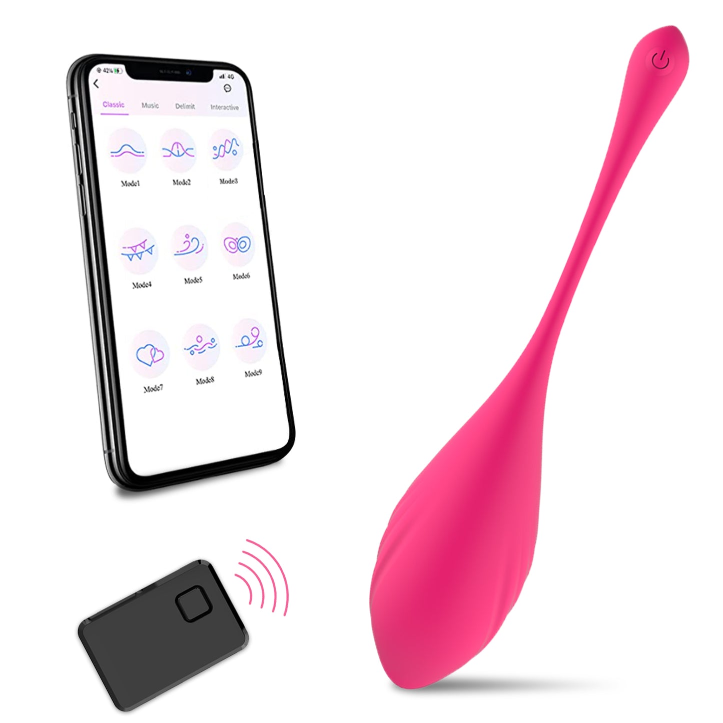 Wow Vibrator Egg with App & Wireless Remote Control