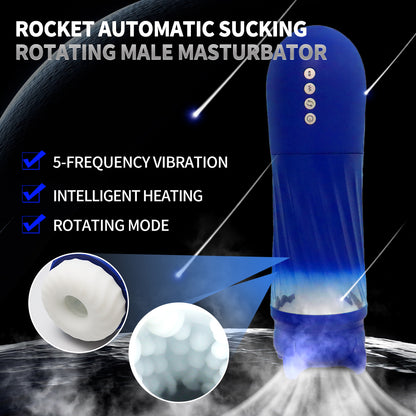 Rocket Automatic Sucking Rotating Male Masturbator