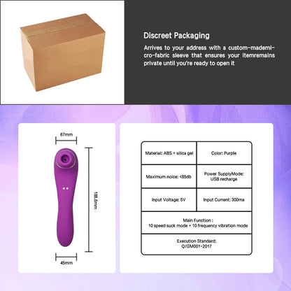 G Spot Clitoral Sucking Vibrator